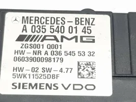 Mercedes-Benz ML W164 Centralina/modulo pompa dell’impianto di iniezione A0355400145