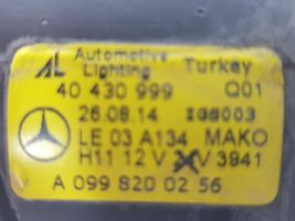 Mercedes-Benz A W176 Priešrūkinis žibintas priekyje A0998200256