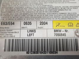 BMW 6 E63 E64 Priekšējo durvju drošības spilvens 72127050845