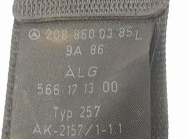 Mercedes-Benz CLK A208 C208 Pas bezpieczeństwa fotela tylnego A2088600385