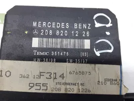 Mercedes-Benz E W210 Centralina/modulo chiusura centralizzata portiere 2088201226