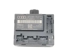 Audi A6 Allroad C6 Unité de commande / module de verrouillage centralisé porte 4F0959792P