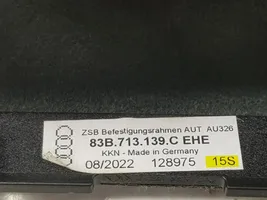 Audi Q3 F3 Vaihdevivun/vaihtajan verhoilu nahka/nuppi 83B713139C