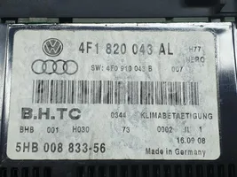 Audi A6 Allroad C6 Unité de contrôle climatique 4F1820043AL