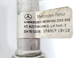 Mercedes-Benz ML AMG W166 Tubo flessibile di aspirazione del compressore ad aria dello pneumatico A1668302501