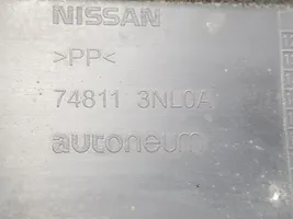 Nissan Leaf I (ZE0) Protezione anti spruzzi/sottoscocca del motore 748113NL0A