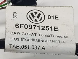 Seat Ibiza V (KJ) Pysäköintitutkan anturin johtosarja (PDC) 6F0971251E