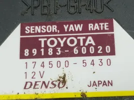 Toyota Land Cruiser (J120) Sensore di imbardata accelerazione ESP 8918360020