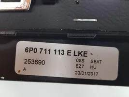 Seat Ibiza IV (6J,6P) Revêtement pommeau de levier de vitesses cuir 6P0711113E