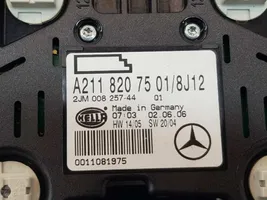 Mercedes-Benz CLS C218 AMG Apgaismošanas konsoles dekoratīvā apdare A2118207501