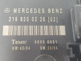 Mercedes-Benz CLS C218 AMG Inne komputery / moduły / sterowniki A2198200226