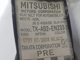 Mitsubishi Montero Boucle de ceinture de sécurité avant TKAB2EN233