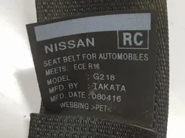 Nissan NP300 Keskipaikan turvavyö (takaistuin) 888544KJ0A