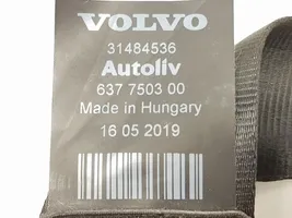 Volvo V40 Etuistuimen turvavyön solki 31484536