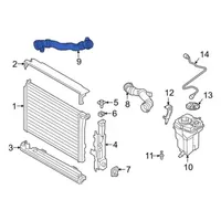 BMW 3 G20 G21 Tuyau de refroidissement d'huile 