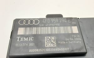 Audi A6 S6 C6 4F Unité de commande module de porte 4F0959794E