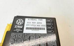 Volkswagen PASSAT B6 Oro pagalvių valdymo blokas 3C0909605M