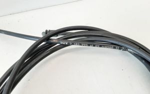 BMW 5 F10 F11 Engine bonnet/hood lock release cable 7183773