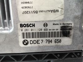 BMW 5 E60 E61 Moottorin ohjainlaite/moduuli 7794650