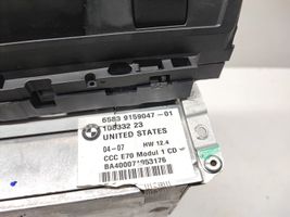 BMW X5 E70 Radio/CD/DVD/GPS-pääyksikkö 9159047