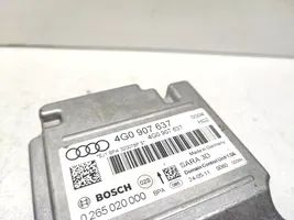 Audi A6 S6 C7 4G Turvatyynyn ohjainlaite/moduuli 4G0907637