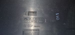 BMW 5 E60 E61 Tapón del microfiltro de aire del habitáculo 64316913503