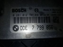 BMW 5 E60 E61 Komputer / Sterownik ECU i komplet kluczy 7799856