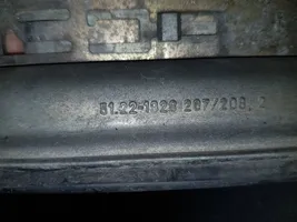 BMW 5 E34 Rear door exterior handle 51221928207