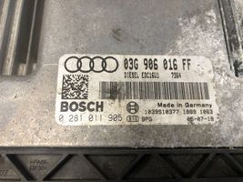Audi A3 S3 8P Moottorin ohjainlaite/moduuli 03G906016FF