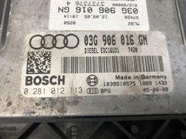 Audi A4 S4 B7 8E 8H Moottorin ohjainlaite/moduuli 03G906016GN