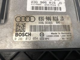 Audi A4 S4 B7 8E 8H Moottorin ohjainlaite/moduuli 03G906016JD