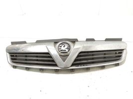 Opel Zafira B Grille calandre supérieure de pare-chocs avant 13136136