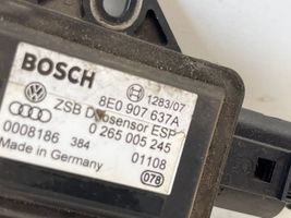 Audi A4 S4 B7 8E 8H Sensor ESP de aceleración de frecuencia del intermitente 8E0907637A