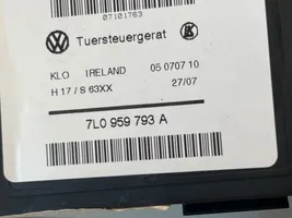 Volkswagen Touareg I Priekinis varikliukas langų pakėlėjo 7L0959793A