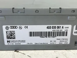 Audi A7 S7 4G Radio/CD/DVD/GPS-pääyksikkö 4G0035061A
