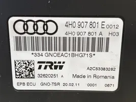 Audi A7 S7 4G Käsijarrun ohjainlaite 4H0907801E