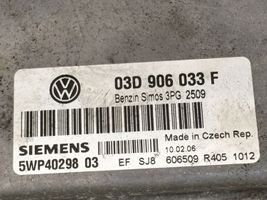 Volkswagen Polo IV 9N3 Calculateur moteur ECU 03D906033F