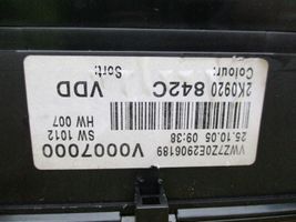 Volkswagen Caddy Compteur de vitesse tableau de bord 2K0920842C