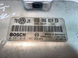 Volkswagen PASSAT B5.5 Moottorin ohjainlaite/moduuli 038906019ER