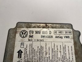 Volkswagen PASSAT B6 Gaisa spilvenu vadības bloks 1T0909605D