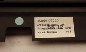 Audi A8 S8 D3 4E Takaoven ikkunan häikäisysuoja/verho 4E0861334