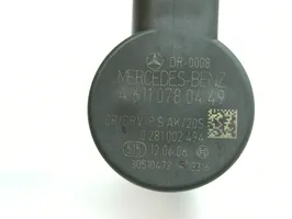 Mercedes-Benz E W211 Regolatore di pressione del carburante A6110780449