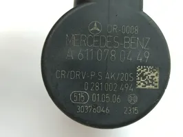 Mercedes-Benz E W211 Regolatore di pressione del carburante A6110780449