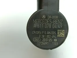 Mercedes-Benz E W211 Regolatore di pressione del carburante A6110780449