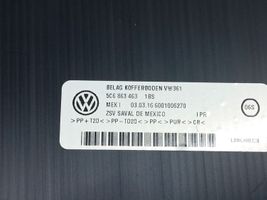 Volkswagen Jetta VI Alfombra revestimiento del maletero/compartimiento de carga 5C6863463