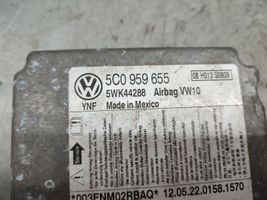 Volkswagen PASSAT B7 USA Oro pagalvių valdymo blokas 5C0959655