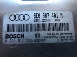 Audi A6 S6 C5 4B Moottorin ohjainlaite/moduuli 8E0907401M