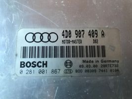 Audi A8 S8 D2 4D Centralina/modulo del motore 4D0907409A