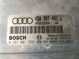 Audi A6 S6 C5 4B Sterownik / Moduł ECU 4B0907401L