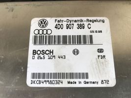 Audi A8 S8 D2 4D Aktiivijousituksen ohjainlaite (ESP) 4D0907389C